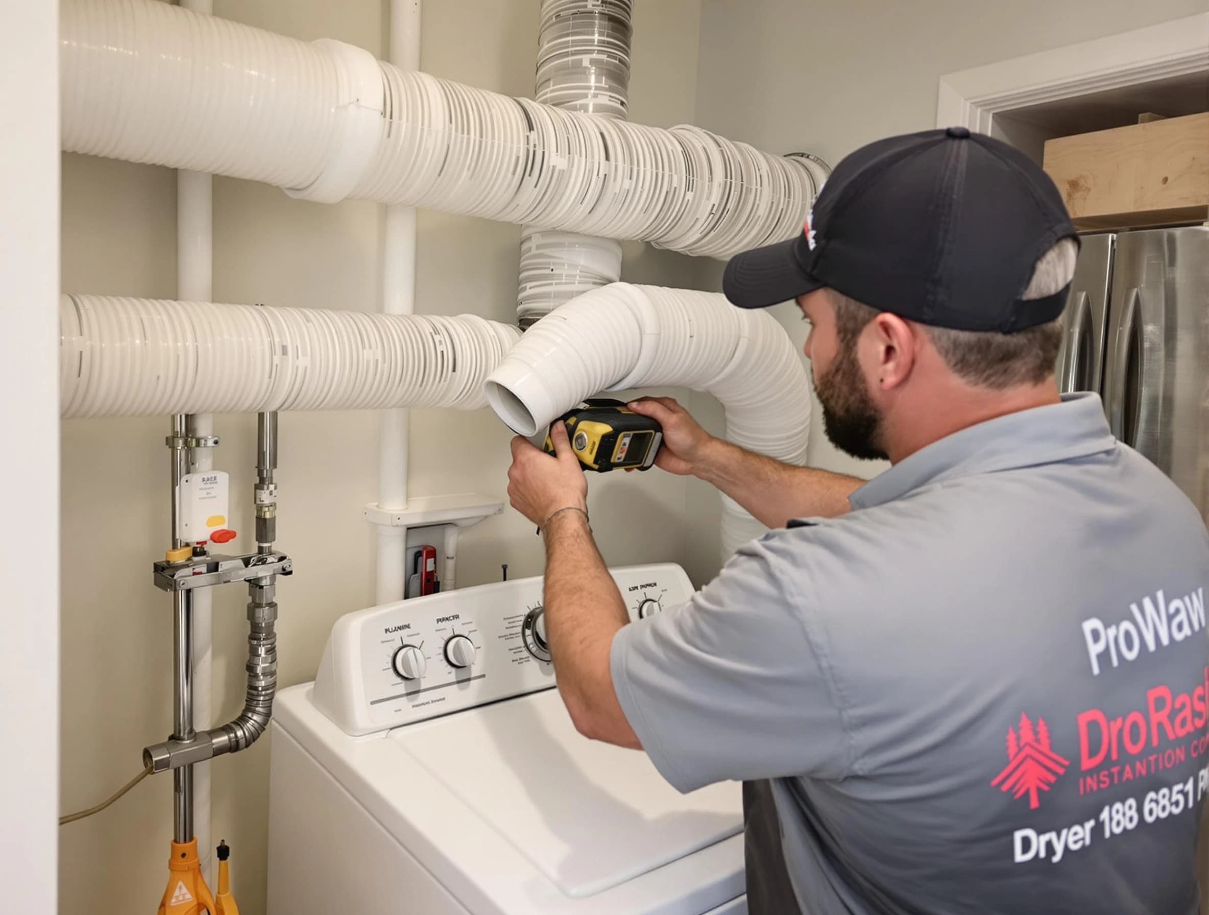 Professional dryer vent hose installation by Firestone Dryer Vent Cleaning in Firestone